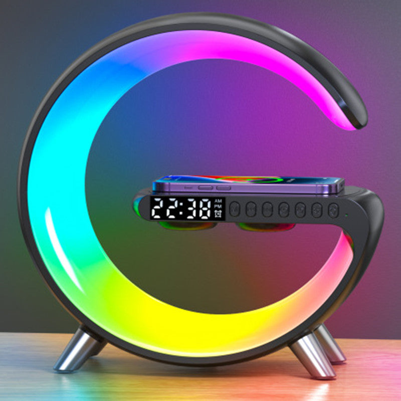 Lamp with Bluetooth speaker and wireless charging