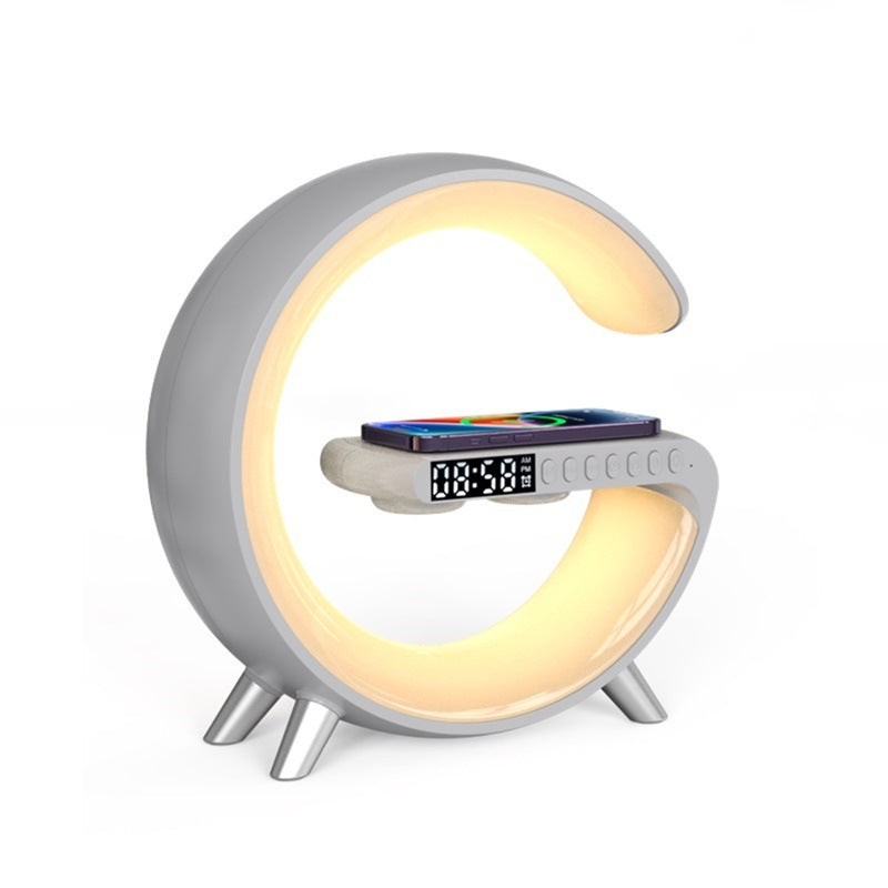 Lamp with Bluetooth speaker and wireless charging