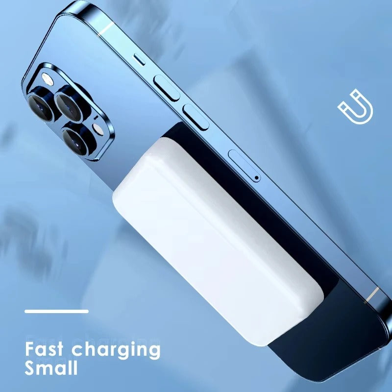 Power Bank With Magnetic Closure, Portable, Wireless, Fast Charging For IPhone 15 Pro Max And 16 Pro