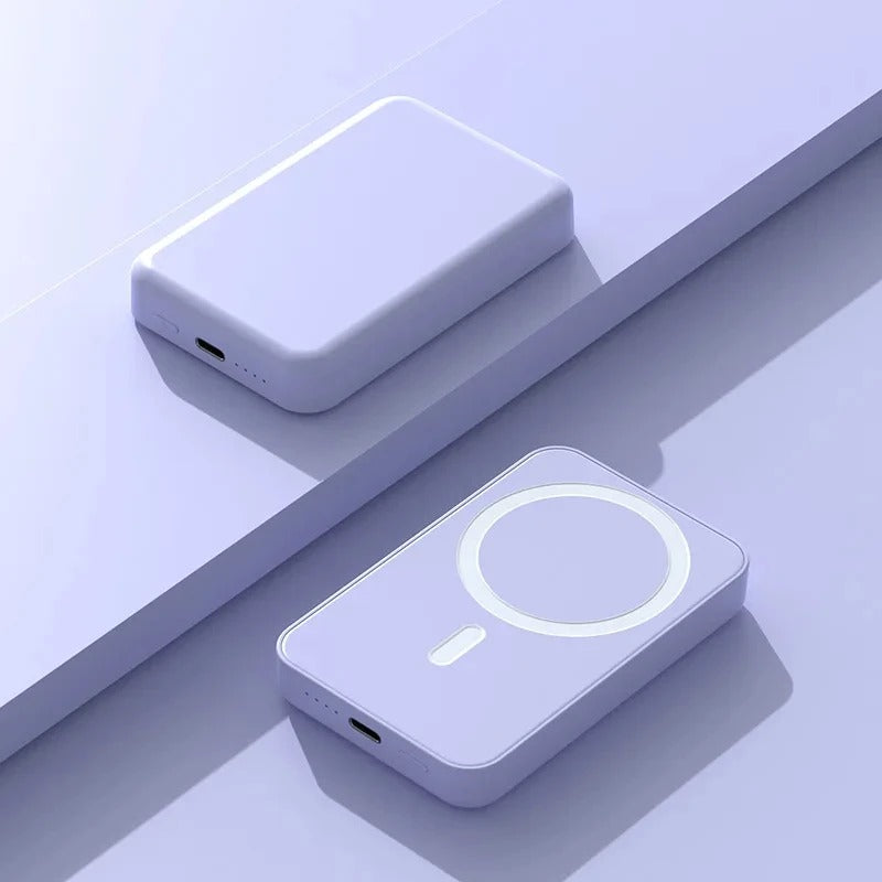 Power Bank With Magnetic Closure, Portable, Wireless, Fast Charging For IPhone 15 Pro Max And 16 Pro